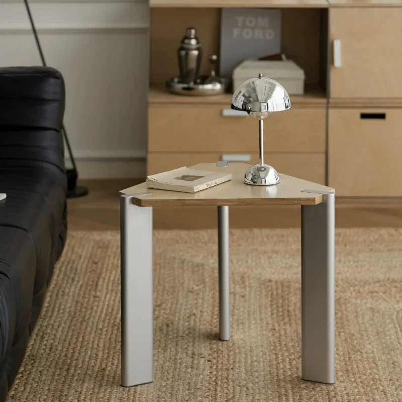 Bauhaus-Inspired Marine Plywood Coffee Table – Compact Nordic Side Table for Living Room, Sofa, or Bedroom