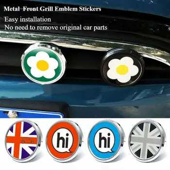 適用於MINI Cooper F56 JCW Countryman R60 R61 F55 F54 F60的金屬3D前格柵標誌貼紙和徽章汽車造型配件 8 最佳銷售 迷你鄉村人標誌 - №2