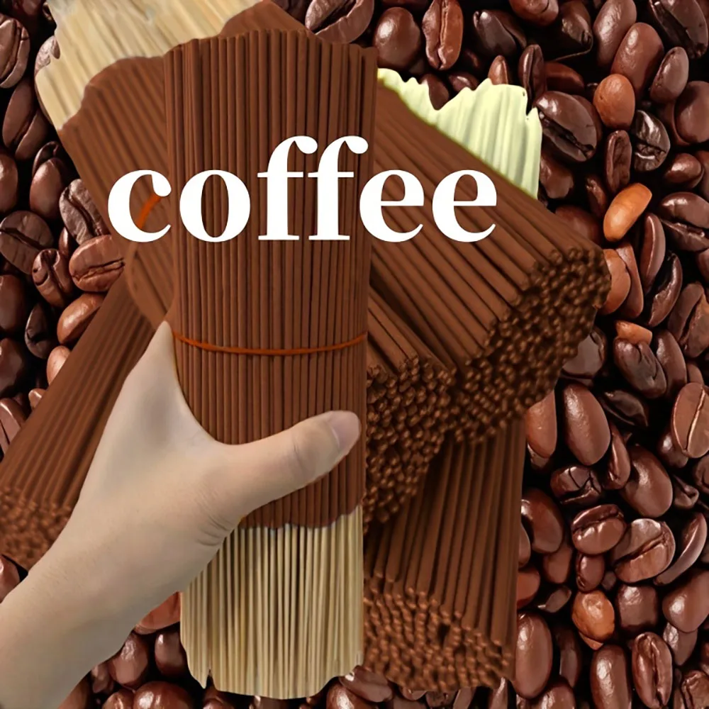 20/55/90/130 Stück natürliche Kaffee-Aroma-Sticks – hochwertige Holz-Aroma-Sticks zur Luftreinigung im Haus, zur Entspannung, für Yoga, im Büro und in der Teestube – ideal für Halloween, Weihnachten, Ostern usw., Kaffeebar-Zubehör. – Detail 1