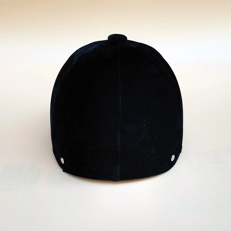 Casque d'équitation en velours classique unisexe, équipement d'équitation, casquette de protection de cyclisme, taille réglable