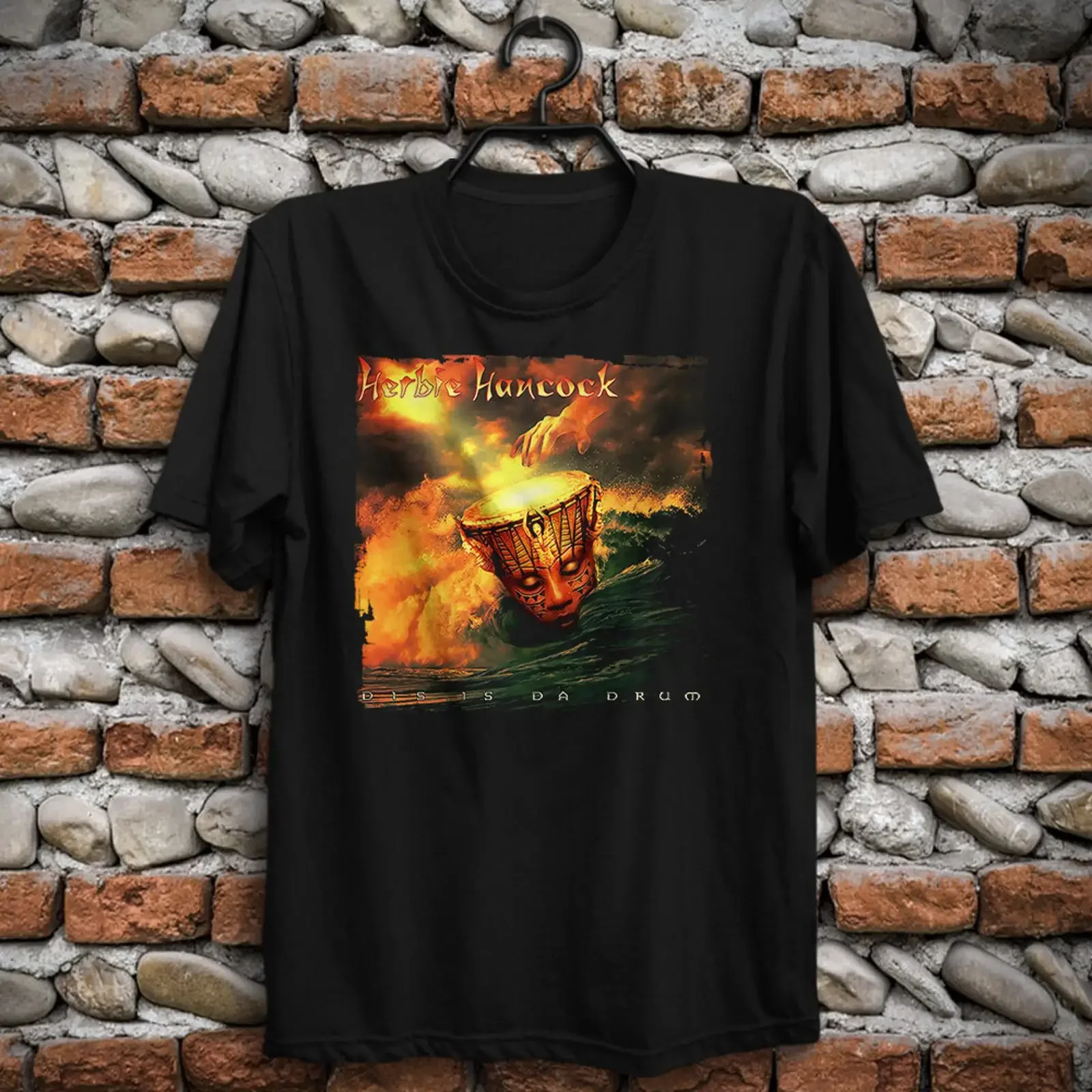 Dis Is da Drum Bo Ba Be Herbie Hancock T Shirt Bennie Maupin Wallace Roney vintage Washed designer clothes fashion Breathable