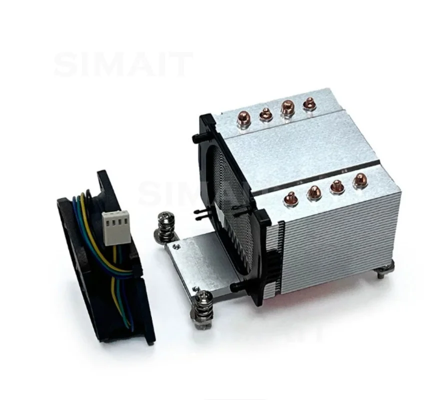 A47 2U Active Server CPU Cooler, AM4/AM5, 60mm PWM Fan, 400g, Low-Profile for Rack Server