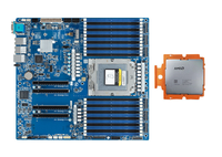 GIGABYTE MZ33-AR0 + AMD EPYC Genoa (100-000000475－15)9654 ES 96-Core 2.15 - 3.50GHz 384MB DDR5 360W  + 16G DDR5 4800 * 20