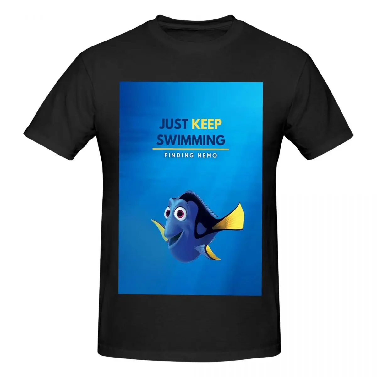 Finding Dory T-Shirt for Men Cotton Oversized T Shirts Men's Short Sleeve Round Neck Summer Clothes Tops S-6XL