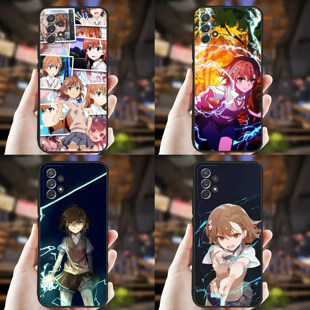 

Misaka Mikoto Phone Case For Samsung S25,S24,S21,S22,S23,S30,Ultra,S20,Plus,Fe,Lite,Note,10,9,5G Black Cover