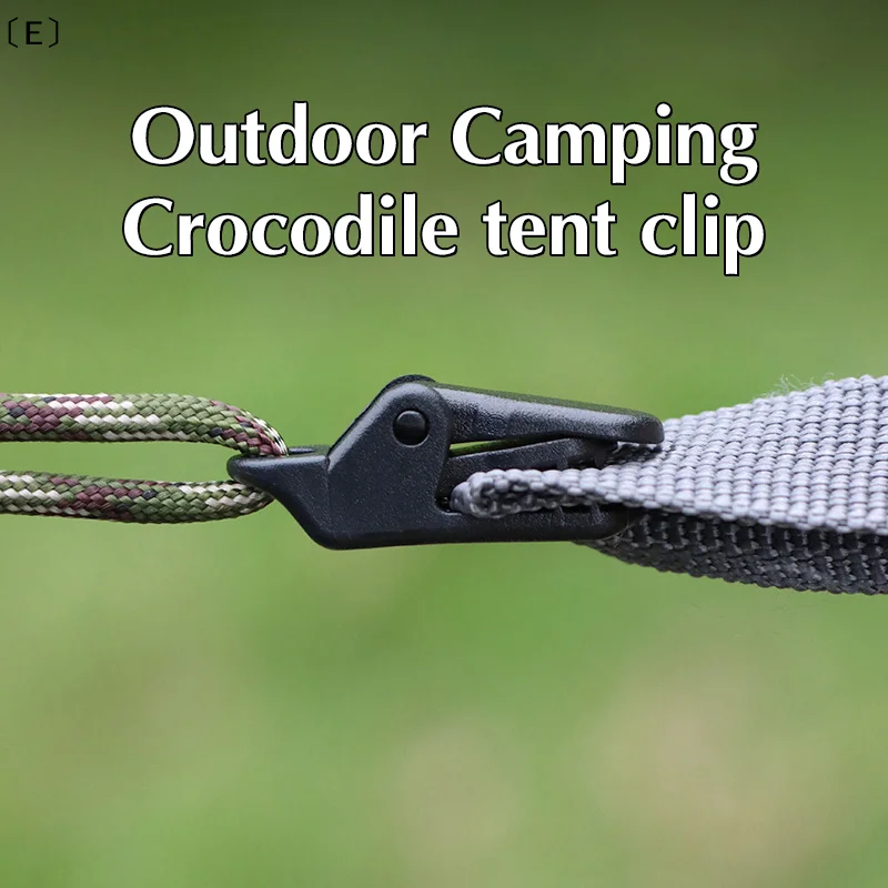 

〔E〕10Pcs Outdoor Tarpaulin Clips Camping Tent Awning Wind Rope Clamp Plastic Buckle Fixed Jaw Grip Hook Accessories〔Winter5〕