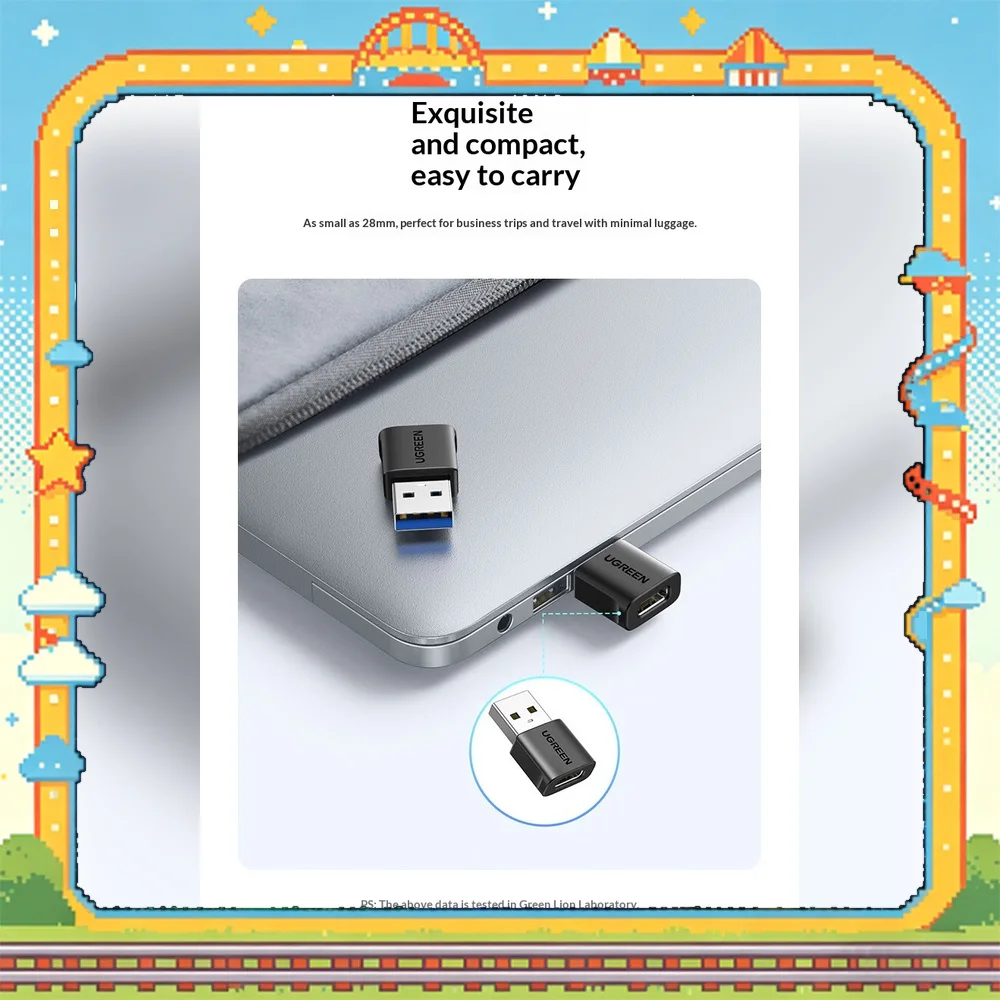 UGREEN US701 55618 USB 3.2 Gen 2 Type C Female to USB A Male Adapter 10Gbps OTG Converter for Laptop Tablet Phone