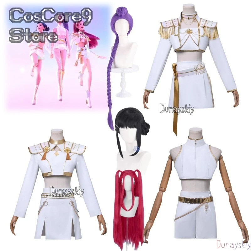 فيلم Kpop شيطان تأثيري الأبيض كوريا المعبود مثير زوي ميرا رومي هنتركس ما يبدو مثل المرحلة موحدة صغيرة للهالوين كوسبف #2