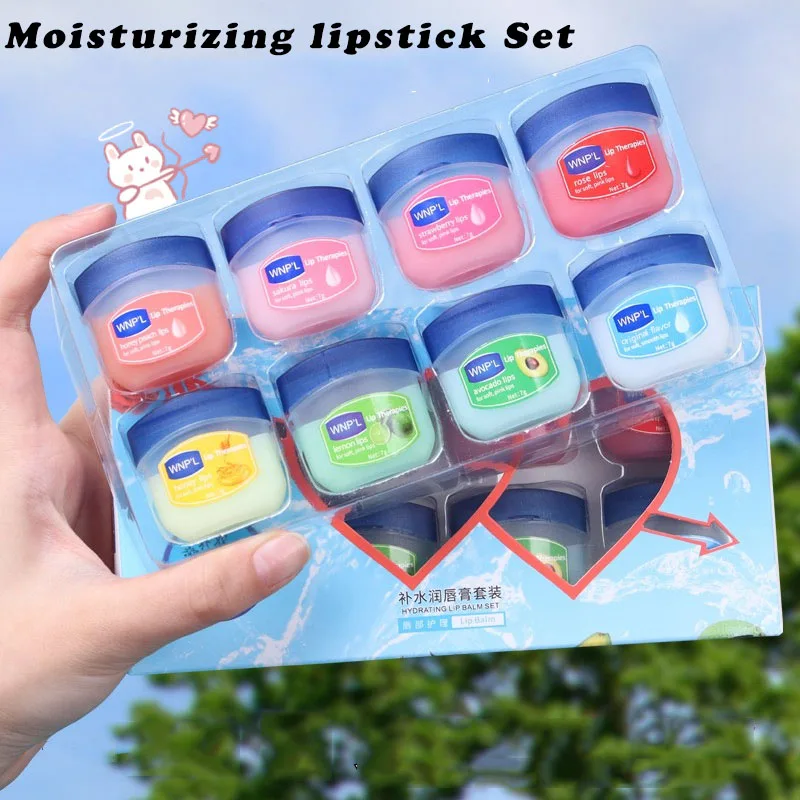 8/6/4PCs Lip Balm Moisturizing Lipstick Base Moisturizer Makeup Natural Plant Anti-Cracking Lip Care Petroleum Jelly Lip Balm