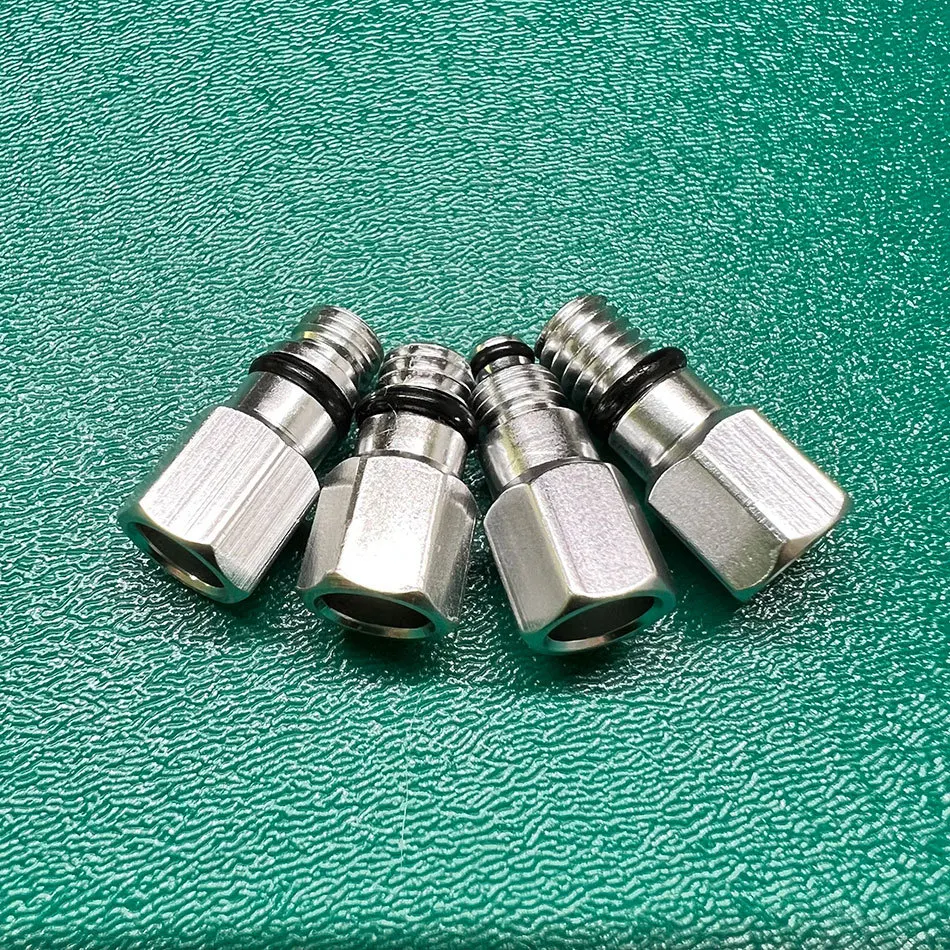 M6 Adapter Bremsenentlüftungsschraube Universal Standardgewinde 0,5mm Steigung Feingewinde Anpassbar Fahrrad-Zubehör NFOX