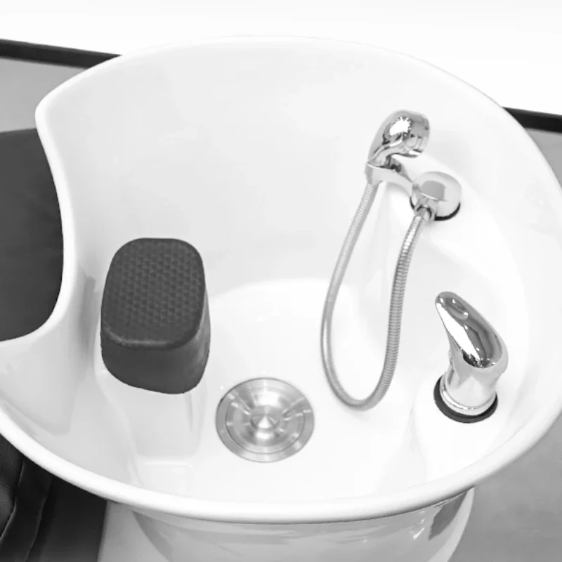 펑키 라잉 샴푸 침대 럭셔리 헤어 스파 후프 마사지 샴푸 의자 트리트먼트 침대 미용 프리미엄 카데이라 호텔 가구