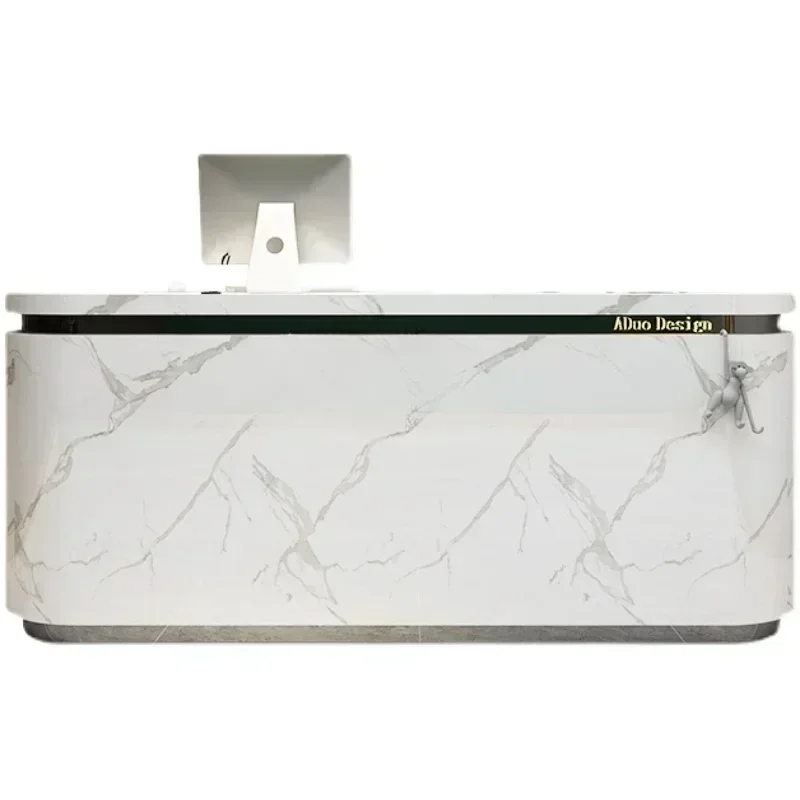 Uu New S Simple Modern Beauty & Health Club Bar Counter Nail Salon Cashier Reception Desk
