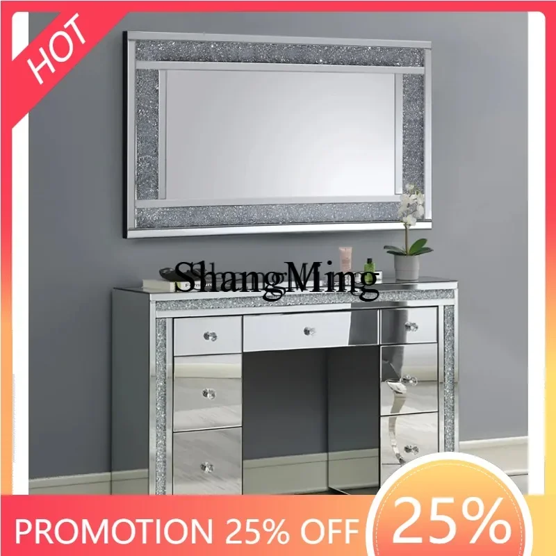 

CL New Internet Celebrity Makeup Table Bedroom Mirror Dressing Table Modern Light Luxury Desk Chest of Drawers Storage Cabinet