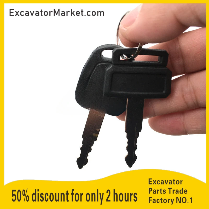 Excavator Accessories For Doosan Daewoo Dh55 60 80 150 215 225-5/7/9 Start Ignition Key