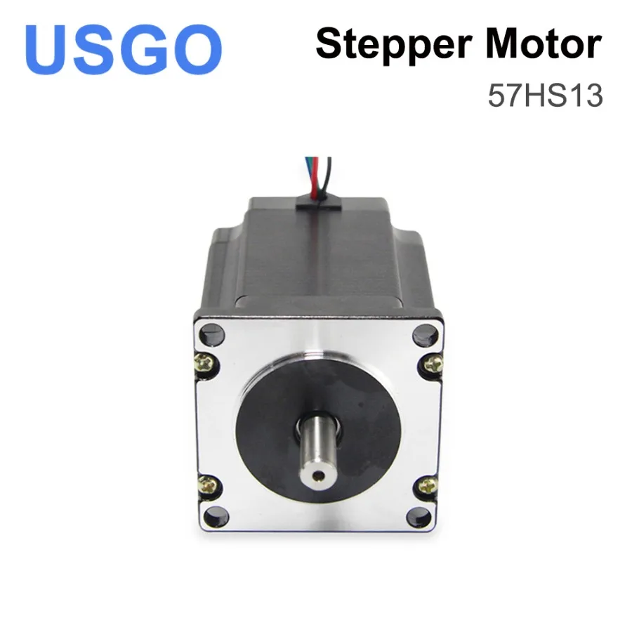 USGO Leadshine 57HS13 2 phase Stepper Motor for NEMA 23 4A Length 76mm Shaft 6.35mm (0.25 inch) 1.8N.M Holding Torque