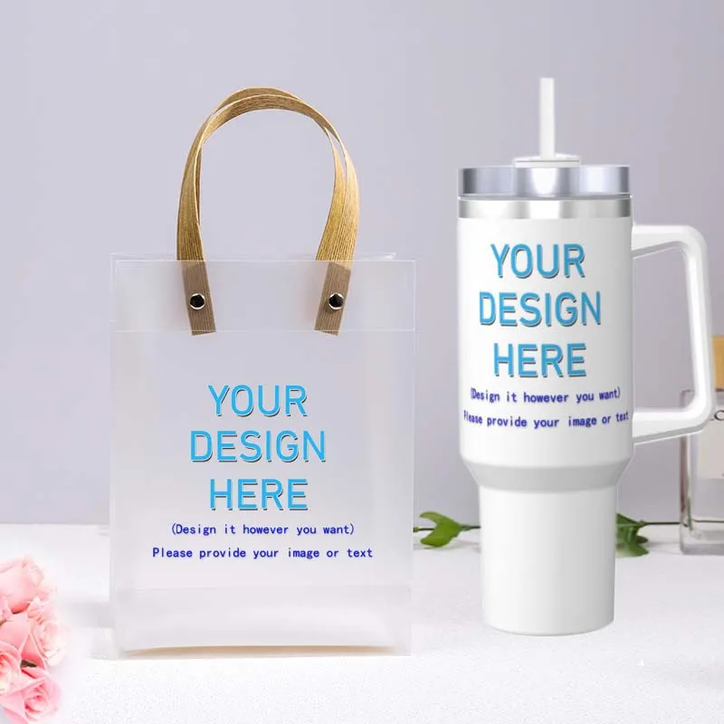 

customized 40oz Ice Bully Tumbler features a unique birthday celebration theme with colorful cartoon characters and heartwarming