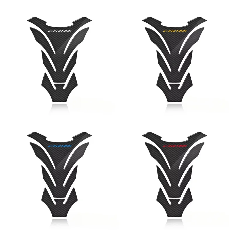 3D Carbon Fiber Motorcycle Fuel Tank Pad Cover Protector Decal Stickers For  JR 1300 FJR1300