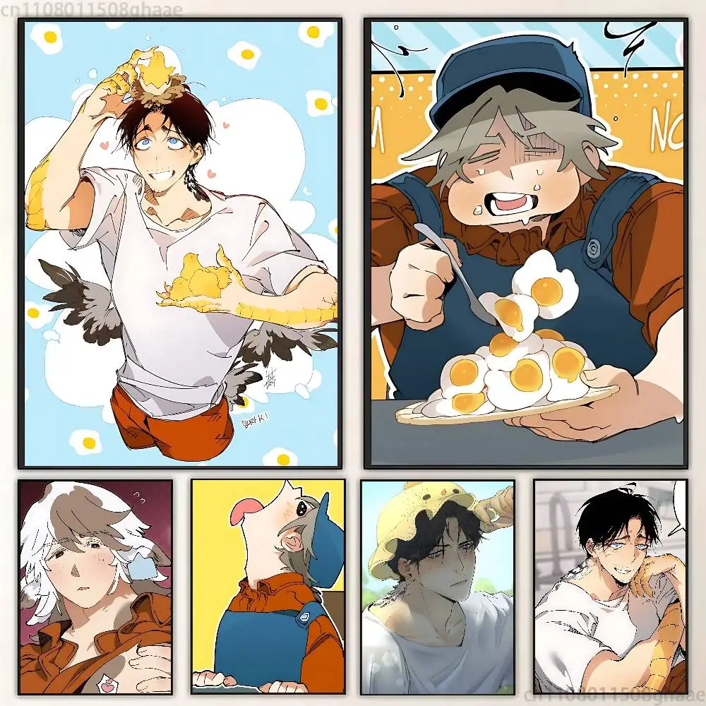 

Manhwa Mr As Farm Artists Canvas Painting for Living Room Home Decor Poster Fans Gifts-unframed