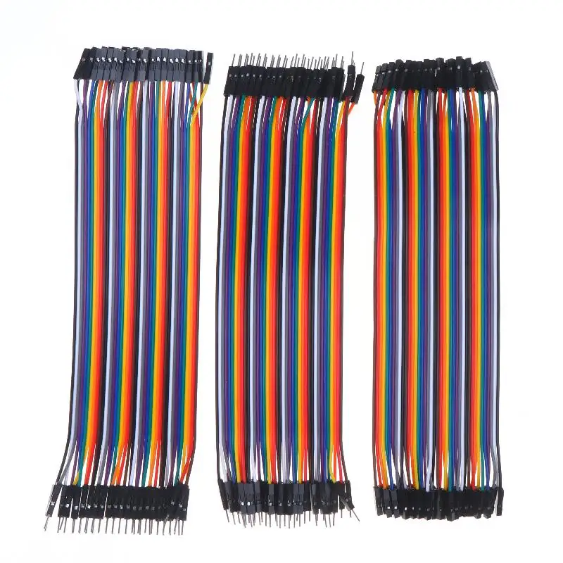 Multicolored Jumper Wire Male To Male Male To Female Female To Female 15CM 20CM For DIY Electronic Circuit Project Wiring