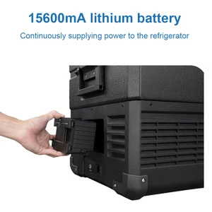 Removable battery incorporated 15600mAh from the lithium battery of the alpicol car refrigerator to the outer homes of the TA/TAW/TS/TW/TW/TW/P8/CX Main Main Sales Refrigerator with Battery - №3