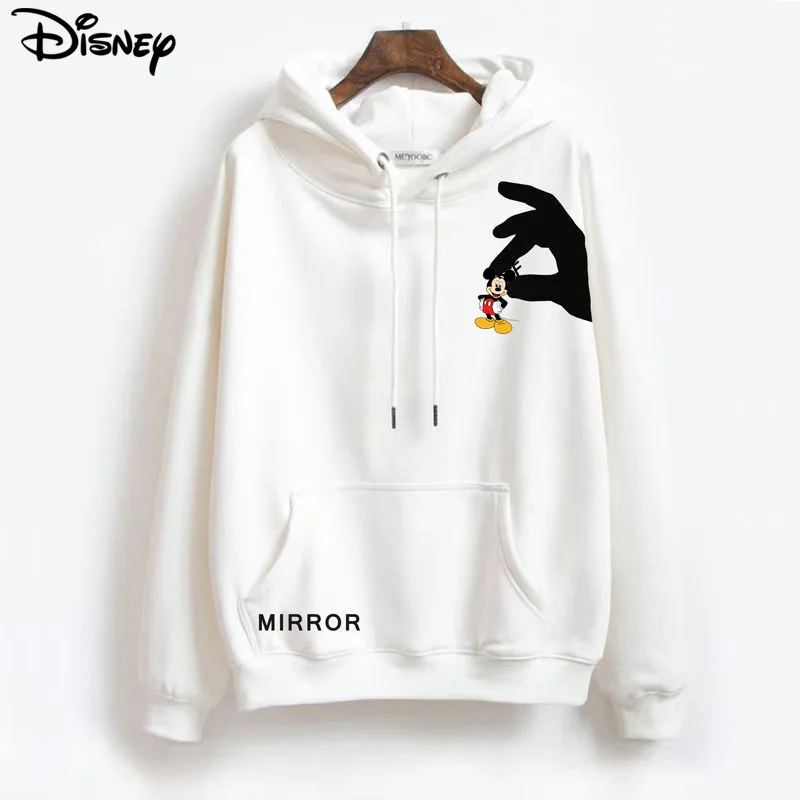 Disney Brand Clothing New Arrival Top Fashion Pullovers Casual Cotton Cartoon Mickey Mouse Print Short Spring And Autumn Hoodies