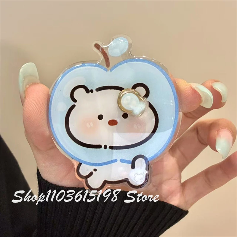 

Korean Cute Bear Rotate Phone Griptok Bracket For iPhone Samsung Redmi Universal Phone Accessories Phone Holder Grip Tok Stand