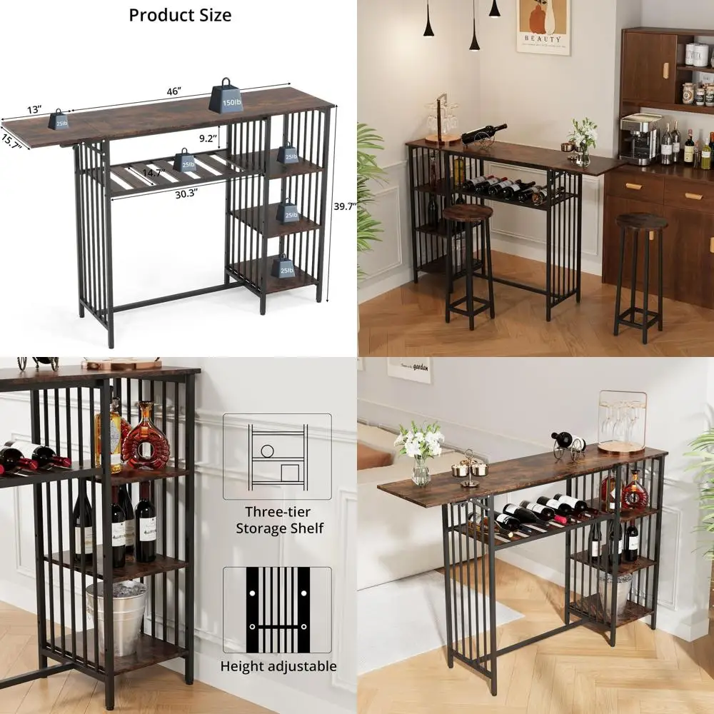 59 Adjustable Bar T…