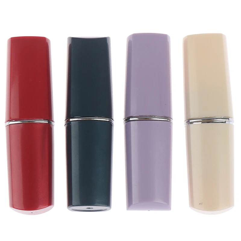 1pc Lipstick Secret Stash Safe Diversion Conceal Hidden Compartment Fake Pill Box Random Color Medicine Container Organizer