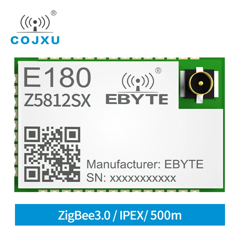 LSR8258 ZigBee3.0 وحدة 2.4 جيجا هرتز رابط اللمس منخفضة الطاقة جهاز الإرسال والاستقبال اللاسلكي استقبال 12dBm IPEX/ثقب الطوابع Cojxu E180-Z5812SX