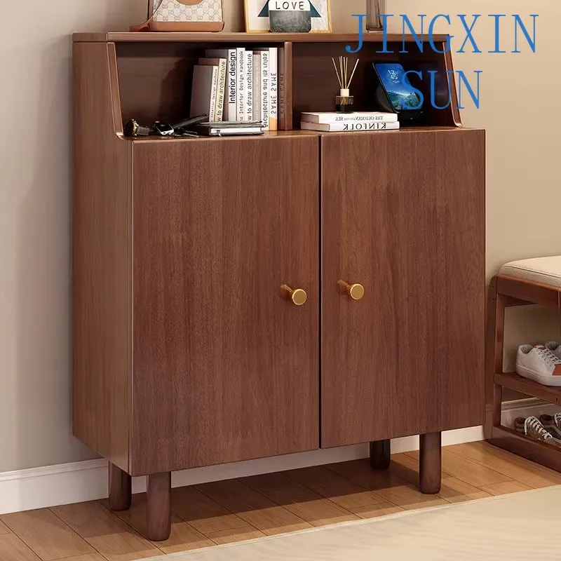 Shoe Cabinet Multi-functional Organizer Large Capacity New Chinese Modern Freestanding Shoes Cabinet Storage
