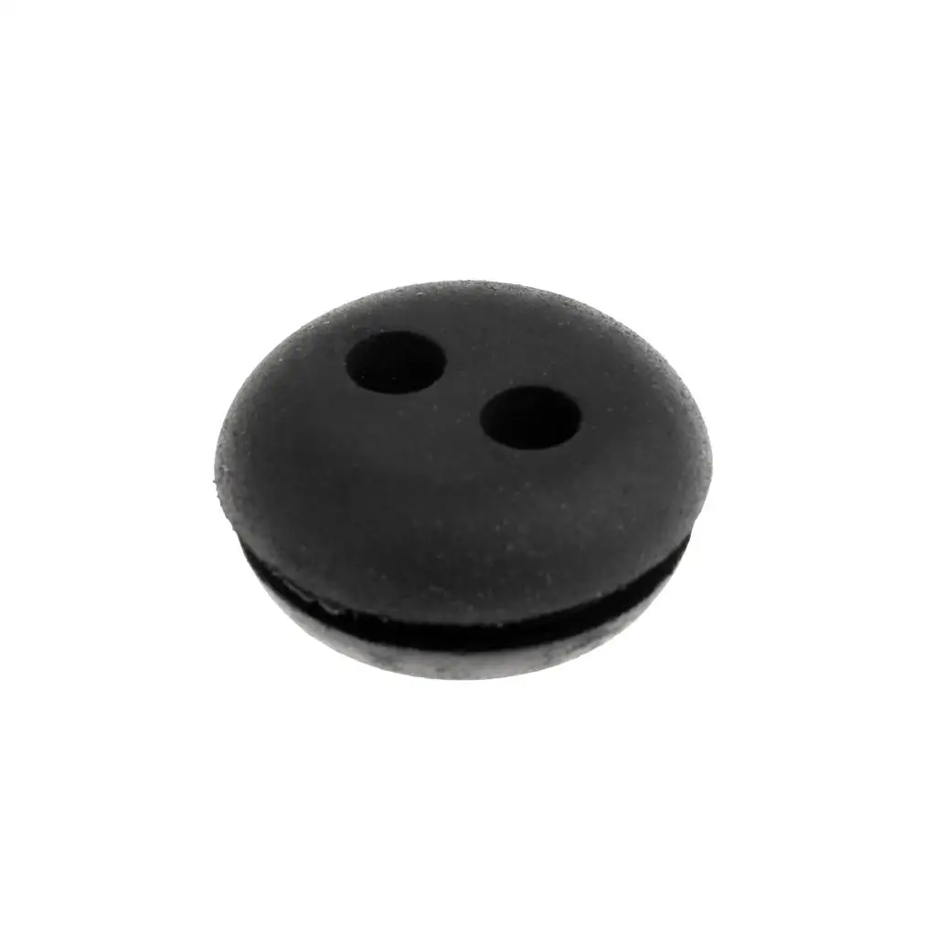 Gas Tank 2 Hole Rubber Grommet High Durability Fuel Line Seal for Universal Garden Equipment