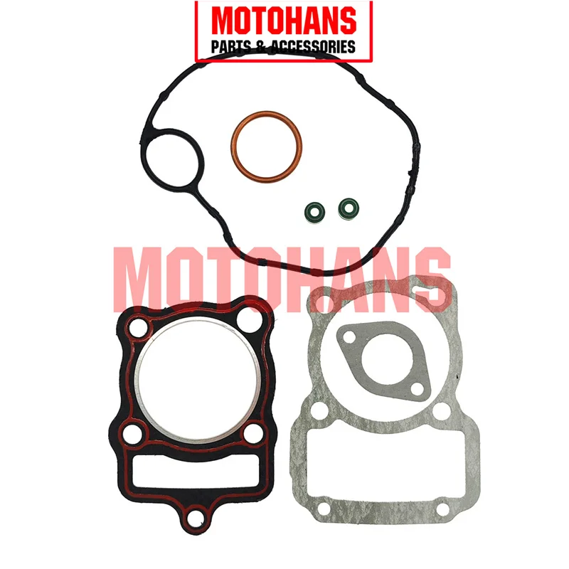 HM15120054 62MM BORE 150CC MID SET GASKET WITH VALVE SEAL FOR HONDA 162FMJ CG150