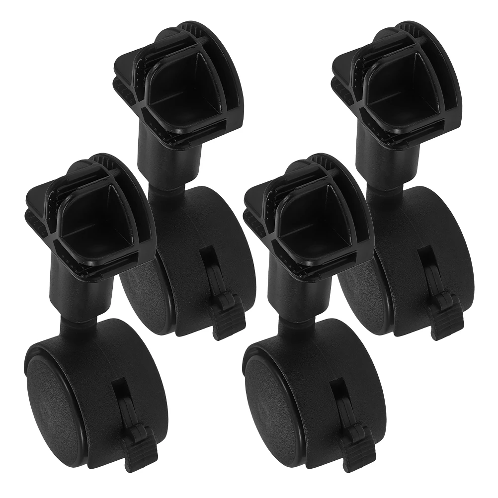 

4pcs Baby Stroller Wheels Durable Safe Replacement Casters Iron Plastic Bearings Quiet Compatibility