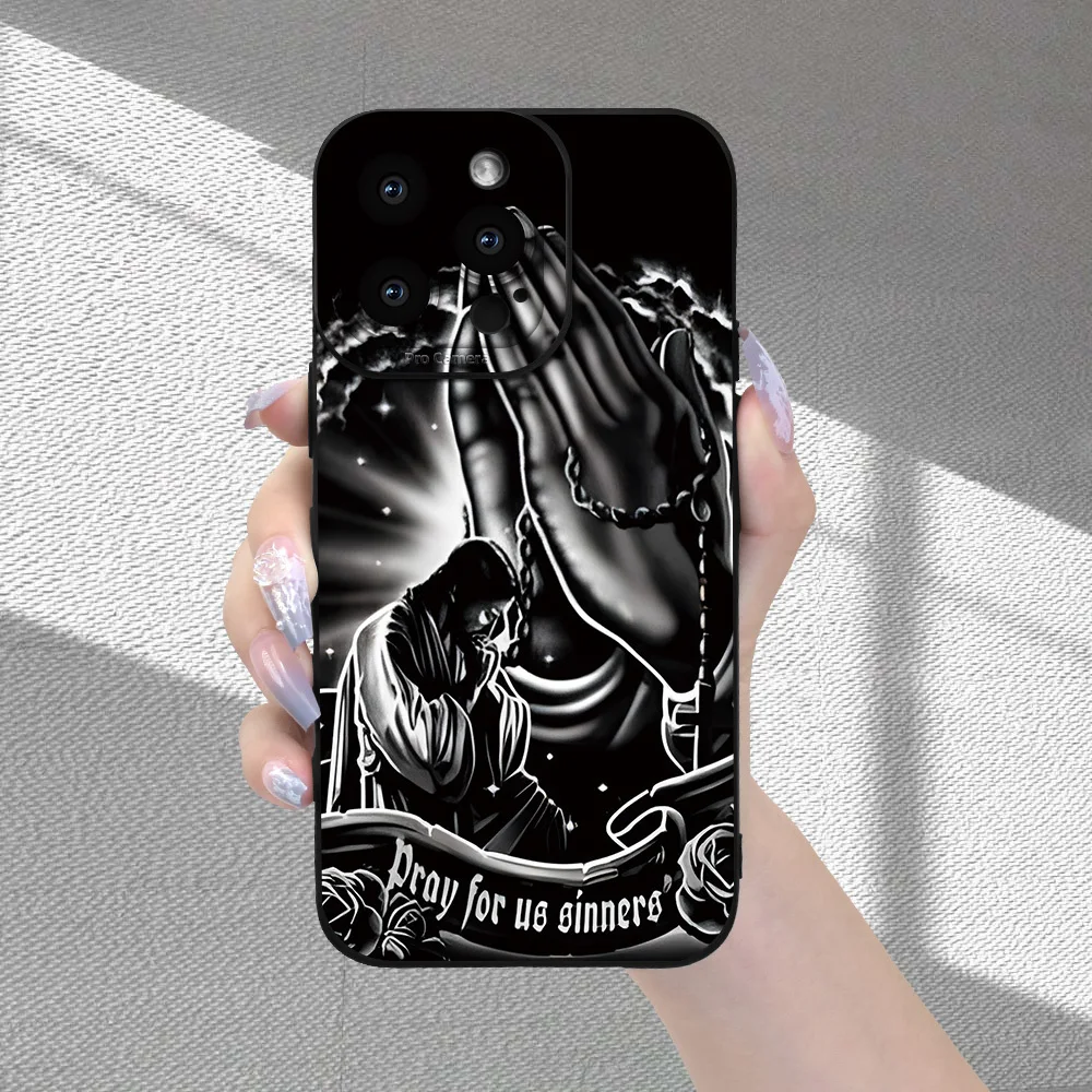 

Ten Finger Prayer Pattern Phone Case For Samsung Galaxy S25 S24 S22 S23 S21 Ultra FE Plus A53 A56 A35 A55 A54 A34 A33 A15 Cover