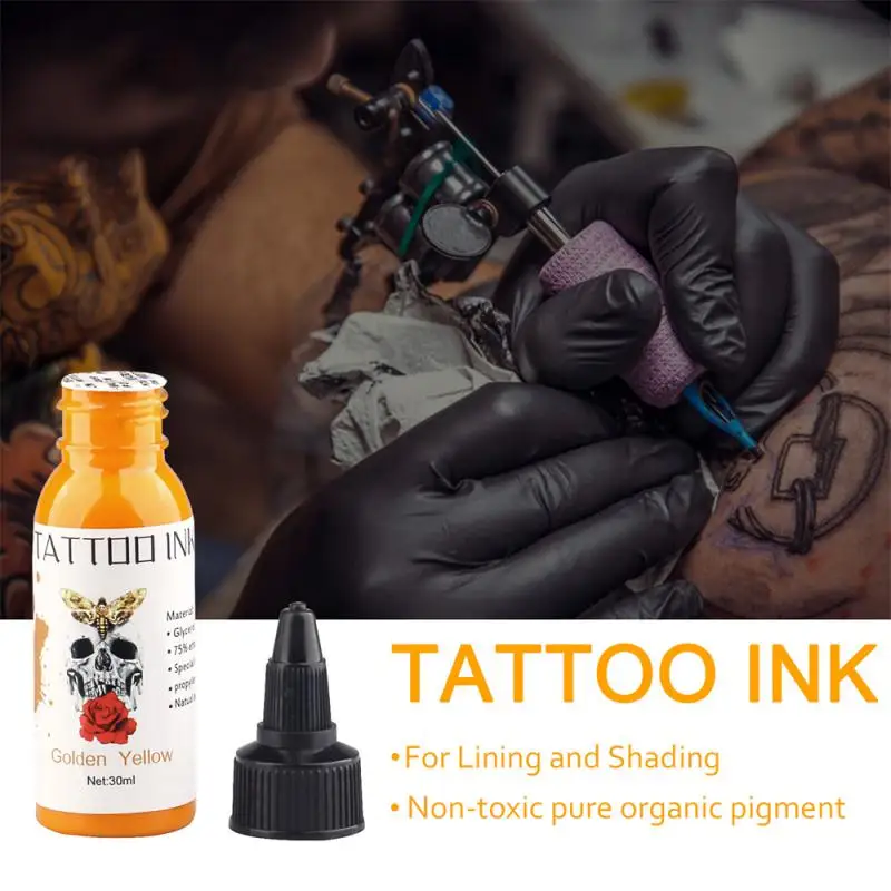 Tattoo Pigment Safe Non-toxic And Harmless Colorful Good Anti-color Effect Pure And Delicate Painted Practice Color Comfortable