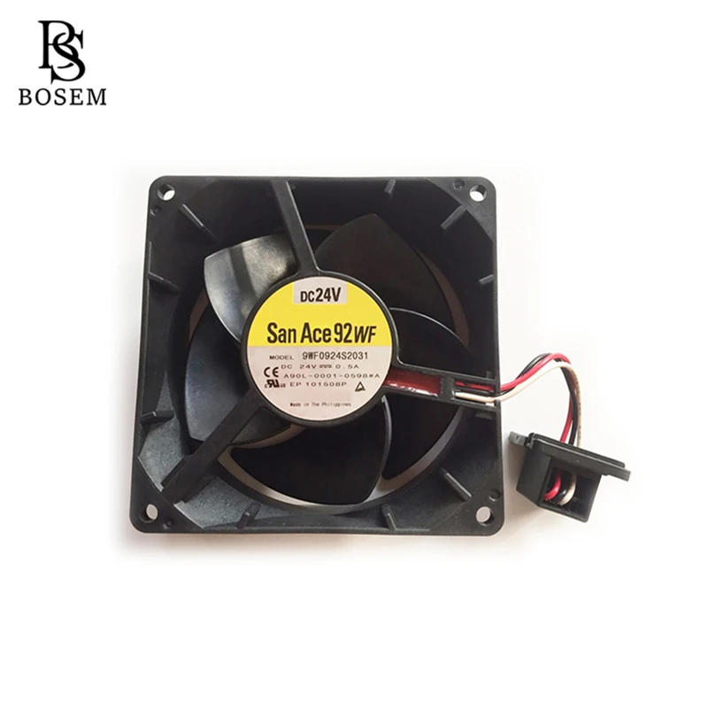 Ventilador de Refrigeração com Conector Fanuc A90l0001-0598 a 09232va24r-gts 9wf0924s2031