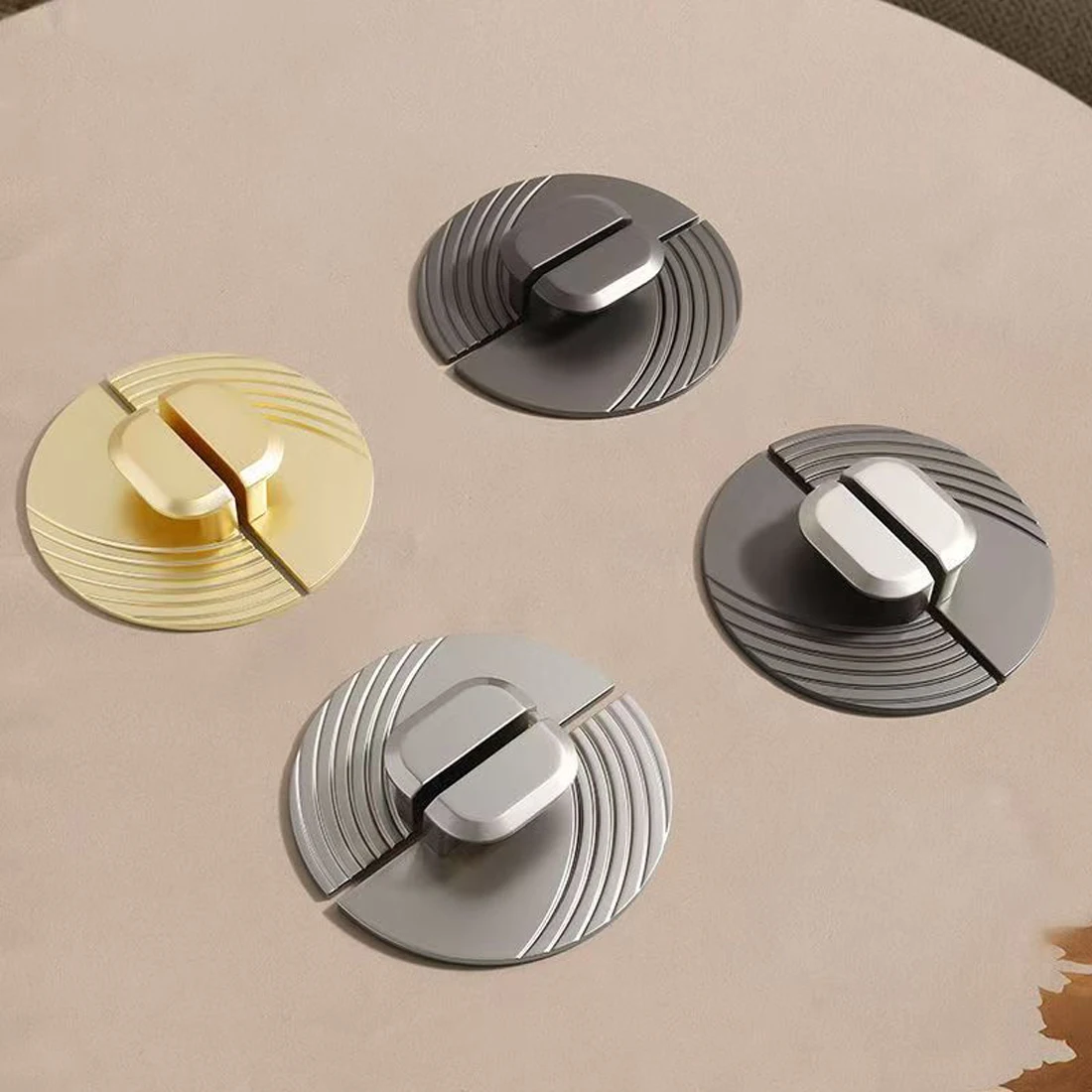 

Gold Round Cabinet Door Handle Zinc Alloy Semicircle Handles Bookcase Wardrobe Bedside Cupboard Door Knob Furniture Drawer Pulls