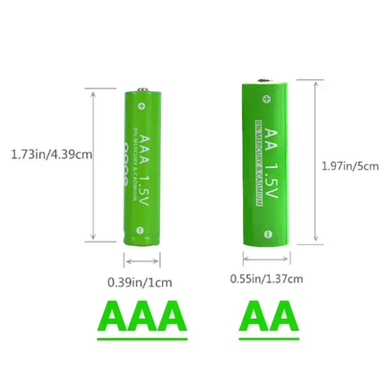 Schnell ladung 3800mah 1,5 V alkalisch aaa wiederauf ladbarer Akku zur Fernbedienung Spielzeug batterie Rauchmelder mit Ladegerät Batterie aaa