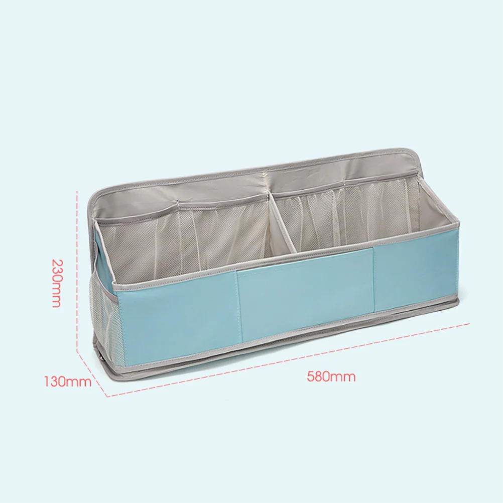 منظم الحفاضات من قماش أكسفورد مصنوع من مادة البولي بروبيلين خفيف الوزن ومتين للتعليق لتخزين هدايا استحمام الطفل منظم الحفاضات