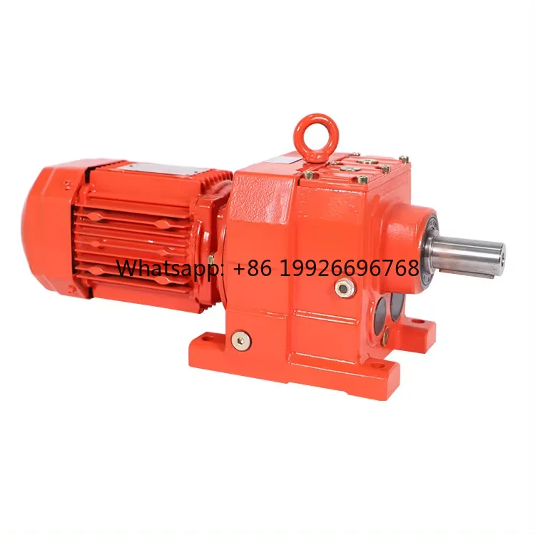 High Efficiency  WR Inline Foot/Flange Mounted Helical Motor Reducer Gearbox Iron Casting Housing ISO9001:2000 Certified ODM