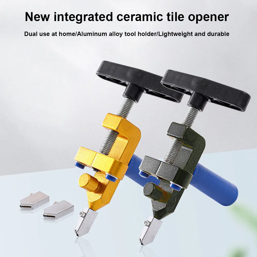 2 in 1 High-Strength Portable Ceramic Tile Glass Cutter Opener Home Glass Cutter Tile Cutter Diamond Integrated handheld cutte
