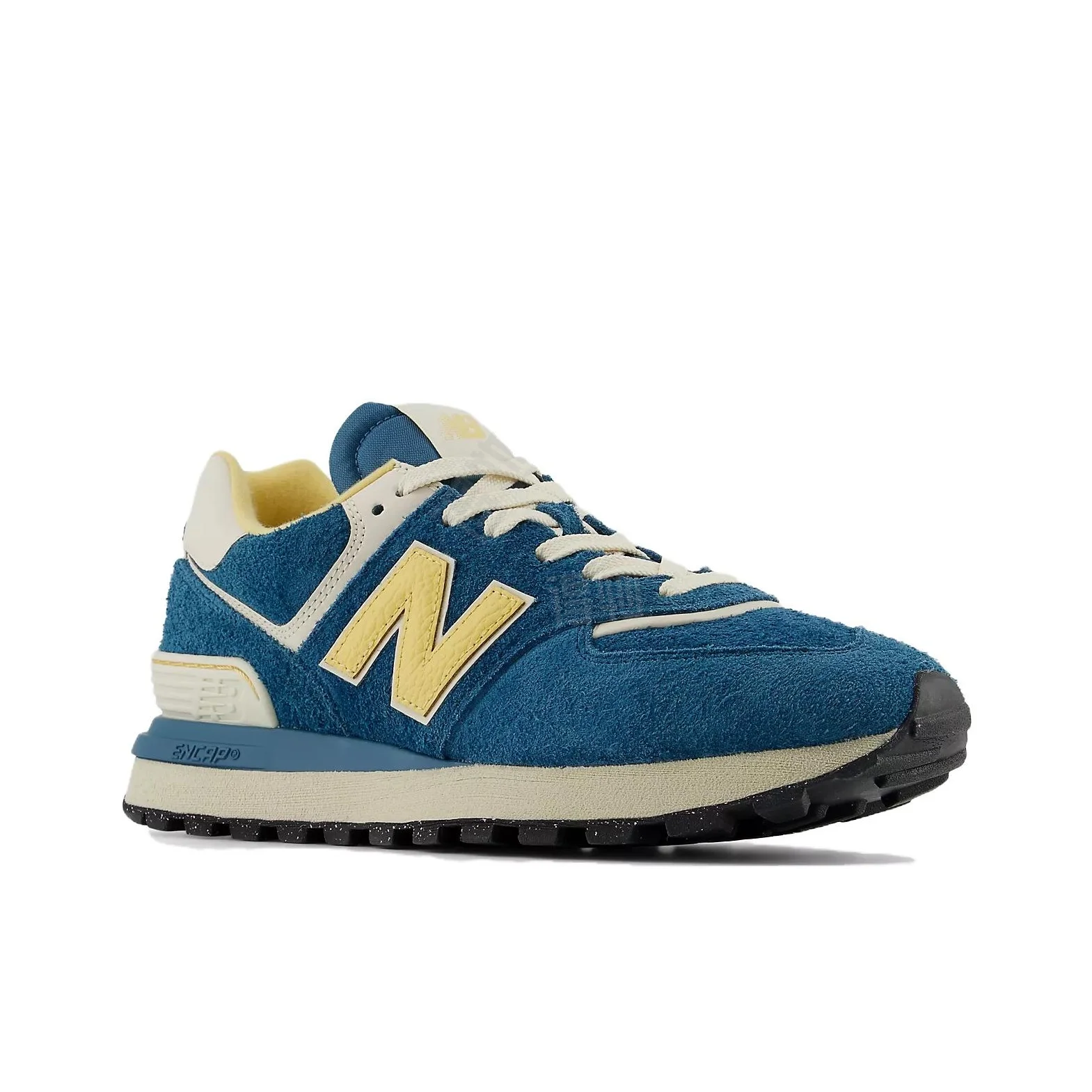 

New Balance NB 574 LEGACY — универсальные мужские кроссовки для бега по пересеченной местности с низким вырезом — синий, белый, желтый.