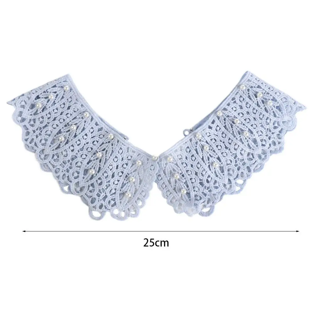 Collar Lace Fake Collar Pearl Dress Decorative Shoulder Decoration Shirt Collar Detachable Clothes Accessories Shawl