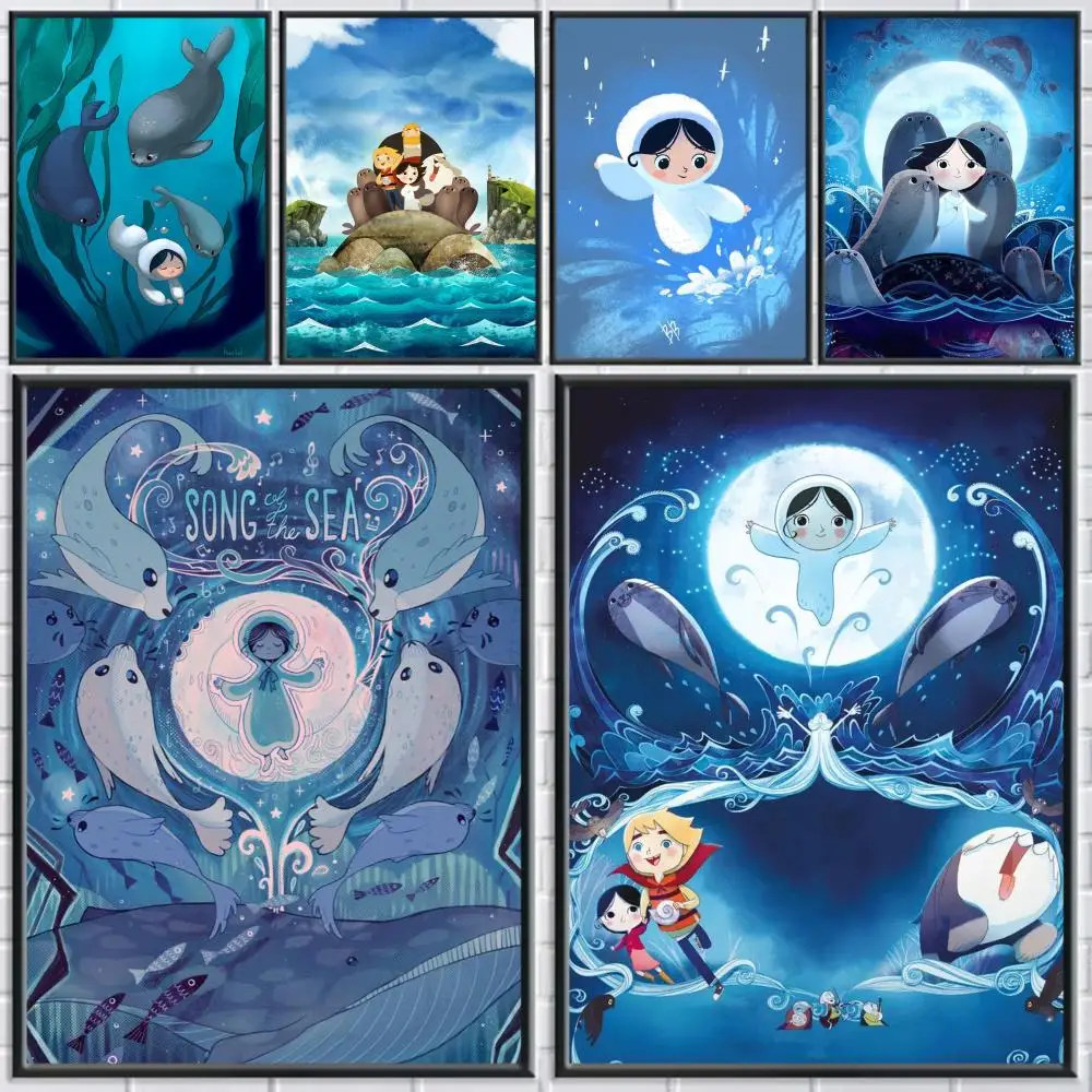 

Ireland S-Song of the Sea Poster Holiday Gifts Designed For Home Restaurant Office Space Corridor Wall Art