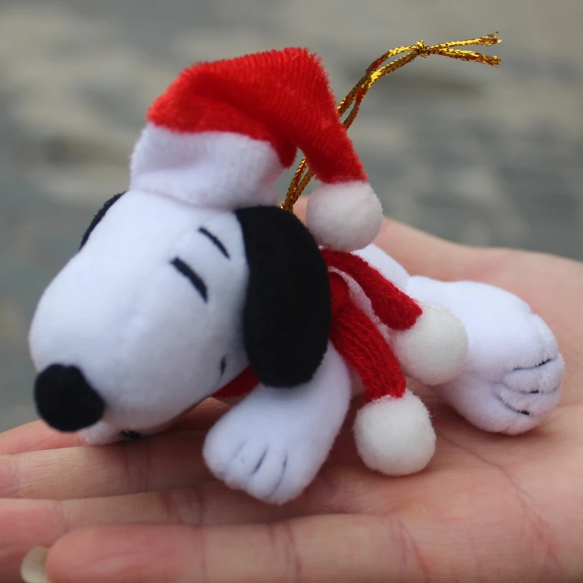 1 قطعة 10 سنتيمتر الفول السوداني عيد الميلاد سنوبي أفخم قلادة اللعب هدية عيد الميلاد اللعب شجرة عيد الميلاد زخرفة اللعب #3