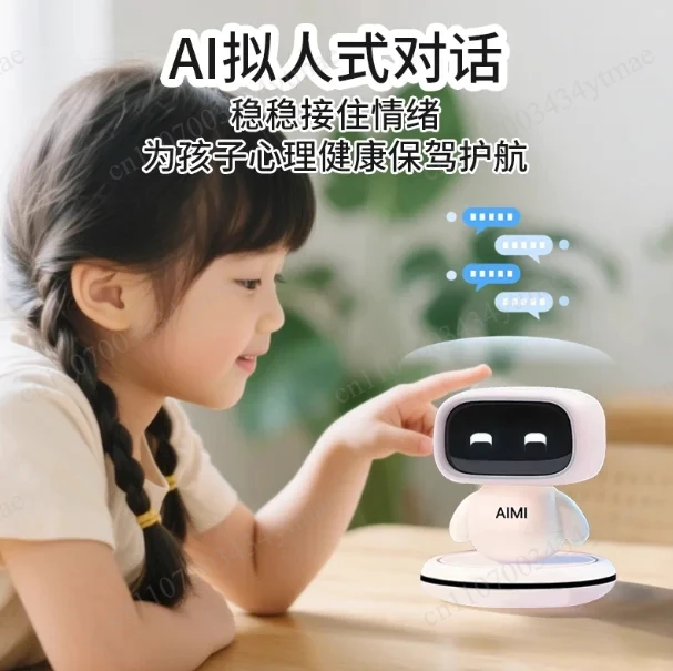 Desktop Mini AI Smart Robot Voice Chat Emotional Interaction Learning Electronic Companion Robot For Children Study