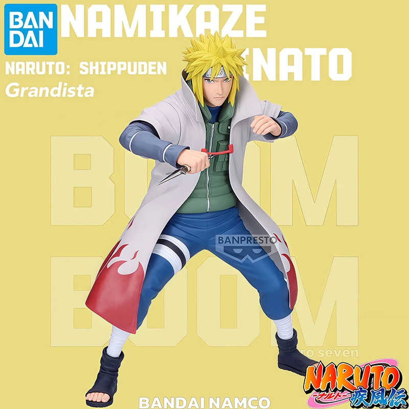 

Genuine BANDAI NAMCO BANPRESTO Naruto: Shippuden Grandista Namikaze Minato in stock PVC Figure Collector Figurine Toys doll gift