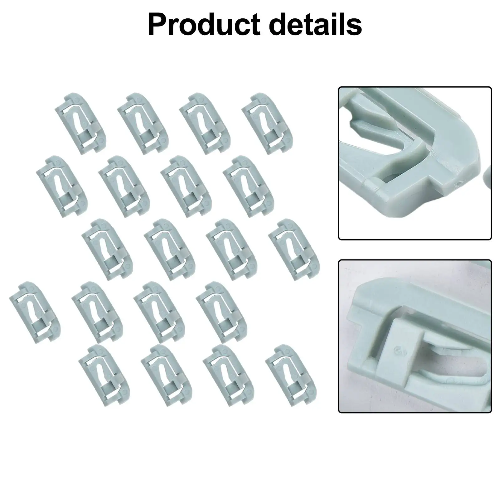 20 قطعة زجاج السيارة الأمامي والنافذة الخلفية مقاطع صب الزخرفية لنافذة تقليم صب كليب- 1978-1988- 20 مقاطع اكسسوارات السيارات