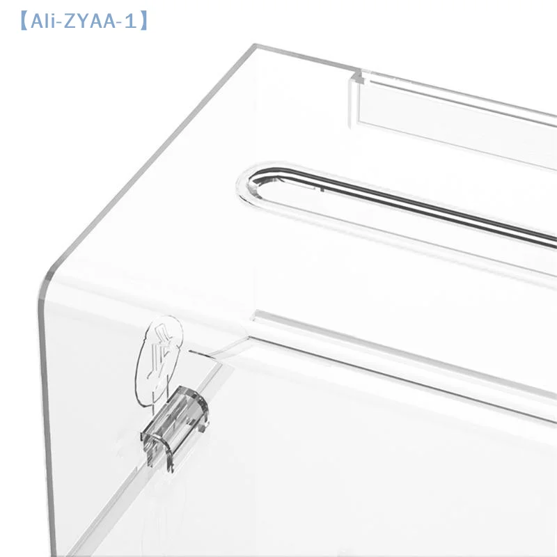 【ZYAA-1】حاوية بلاستيكية مع قفل وحامل علامة صندوق اقتراحات صندوق الاقتراع الصلب من الأكريليك ذو طرف متين للتصويت #6
