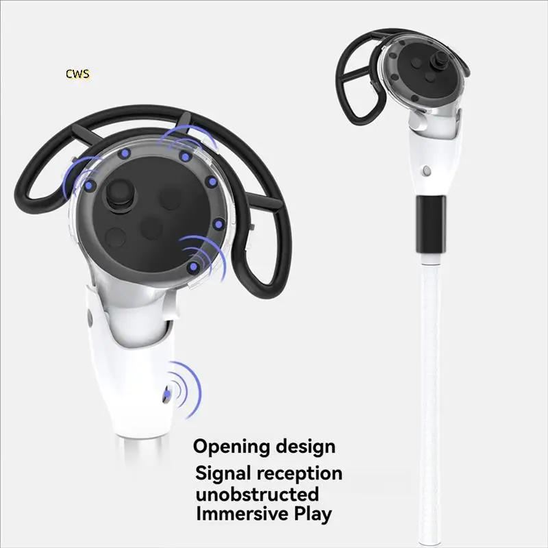 Accesorio para palos de Golf para Meta Quest 3, empuñadura antideslizante VR para Golf, tenis, béisbol, Kayak, accesorios de juego